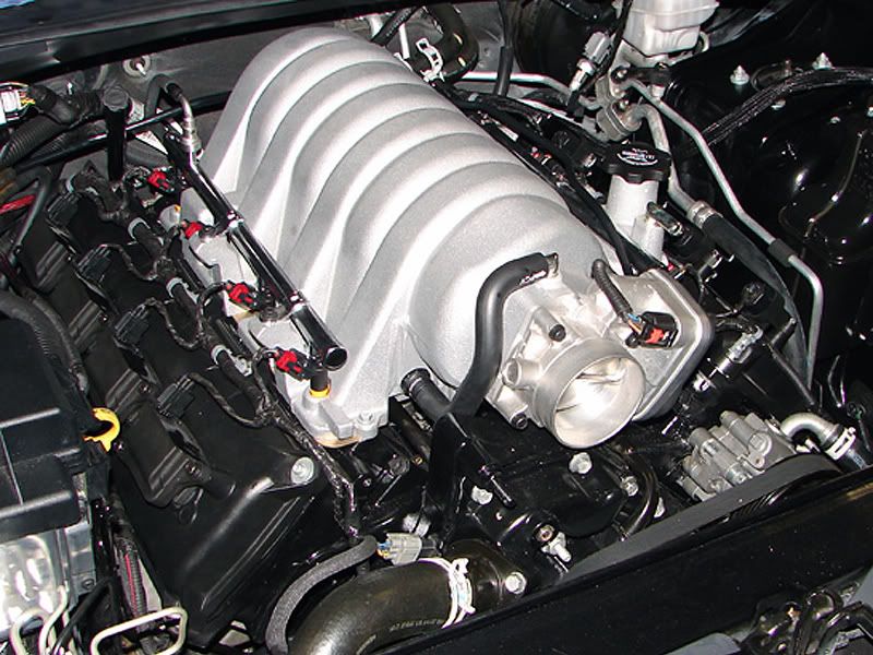6.1L intake manifold on 5.7L swap Dodge Charger Forum