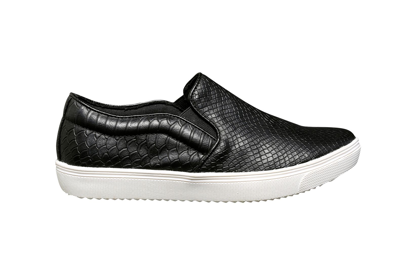 slip on sneakers met slangenprint