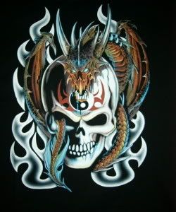 Dragon and Skull Pictures, Images and Photos