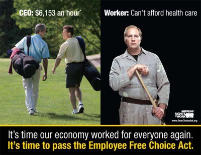 Employee Free Choice Act Banner Pictures, Images and Photos
