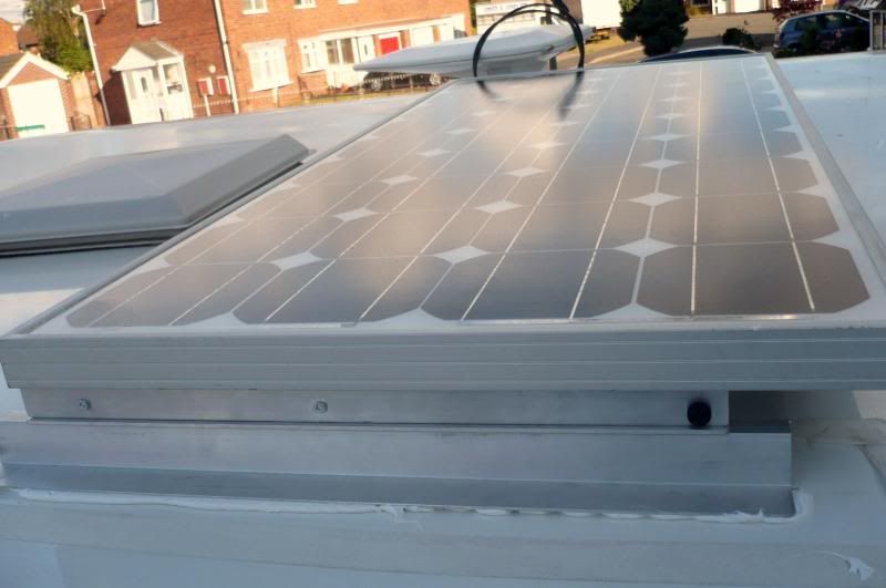 Practical Caravan Fixing solar panel to caravan roof (1/2)