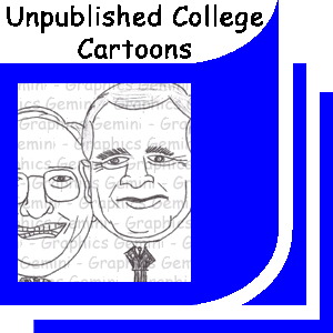 Click here to view my unpublished university illustrations and cartoons.