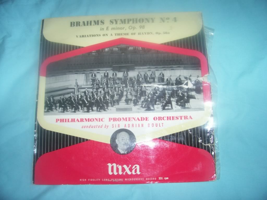 Sir Adrian Boult / Philharmonic Promenade Orchestr - Brahms Symphony 4