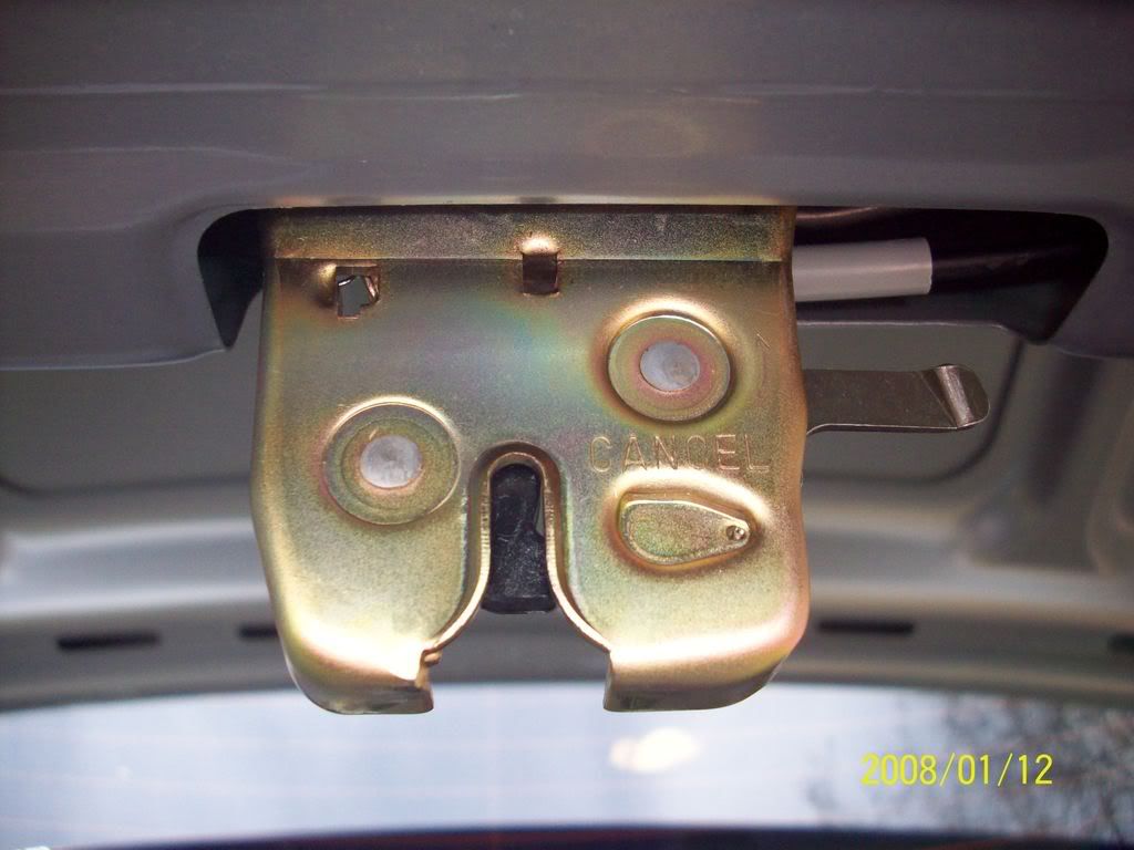 Trunk Latch Disconnected? - NASIOC