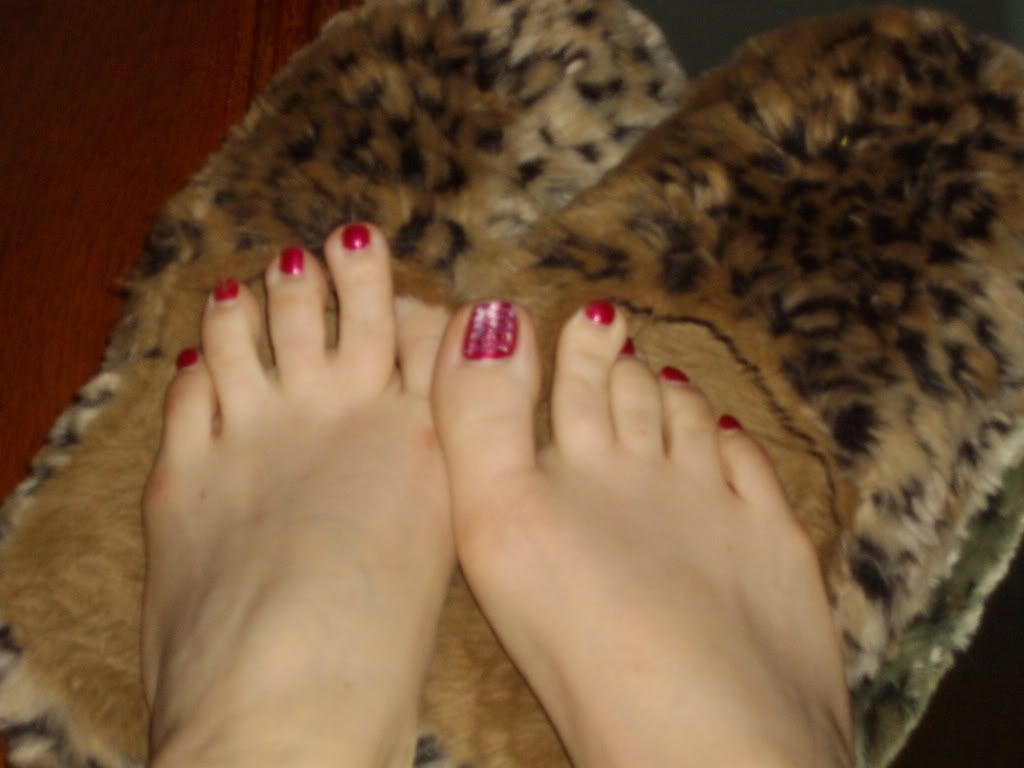 christmas pedicure