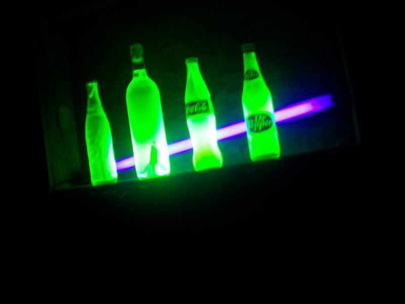Black Light + highlighter + water bottle = WTF!?