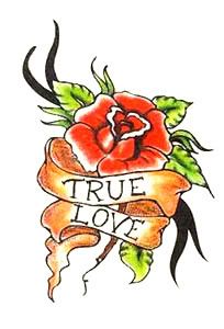  Love Tattoos on Forever True Love Roses Tattoos Jpg True Love