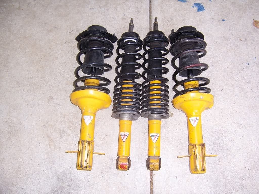 FS Koni yellows with Neuspeed lowering springs (S1) VW Vortex