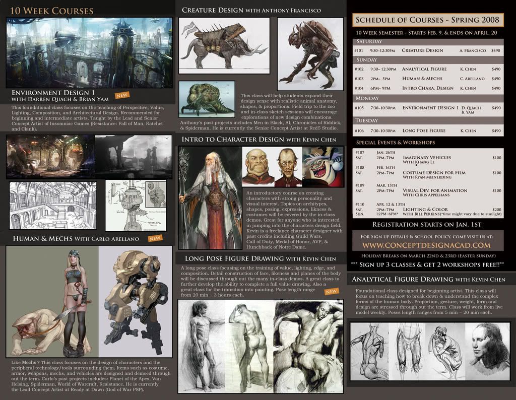 Concept Design Academy Summer 2017 - Summer Semester Starts June 5th~!! Concept Design Academy Summer 2017 - Summer Semester Starts June 5th~!!