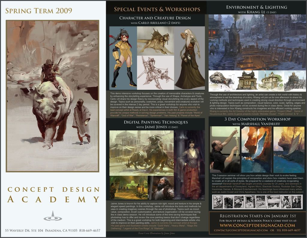 Concept Design Academy Summer 2017 - Summer Semester Starts June 5th~!! Concept Design Academy Summer 2017 - Summer Semester Starts June 5th~!!