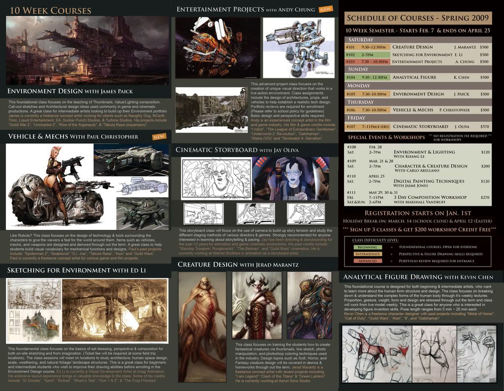 Concept Design Academy Summer 2017 - Summer Semester Starts June 5th~!! Concept Design Academy Summer 2017 - Summer Semester Starts June 5th~!!