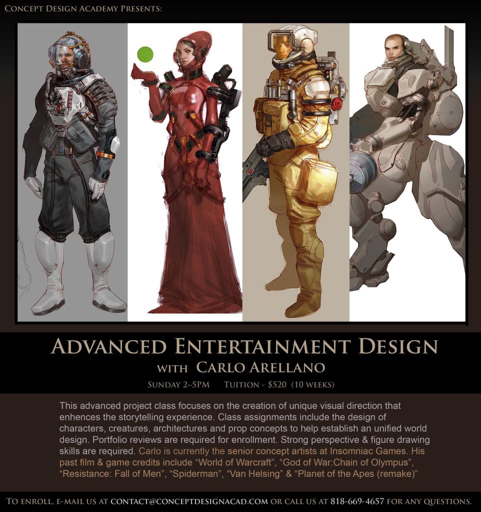 Concept Design Academy Summer 2017 - Summer Semester Starts June 5th~!! Concept Design Academy Summer 2017 - Summer Semester Starts June 5th~!!