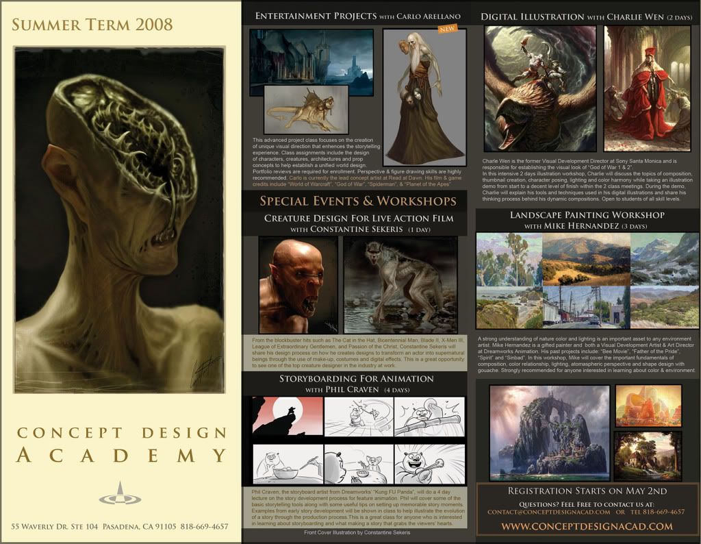 Concept Design Academy Summer 2017 - Summer Semester Starts June 5th~!! Concept Design Academy Summer 2017 - Summer Semester Starts June 5th~!!
