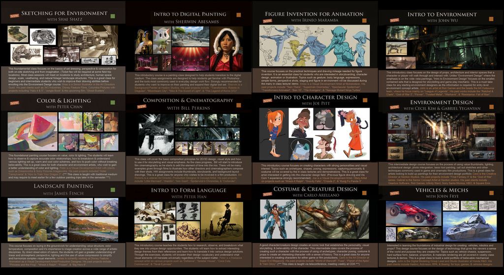 Concept Design Academy Summer 2017 - Summer Semester Starts June 5th~!! Concept Design Academy Summer 2017 - Summer Semester Starts June 5th~!!