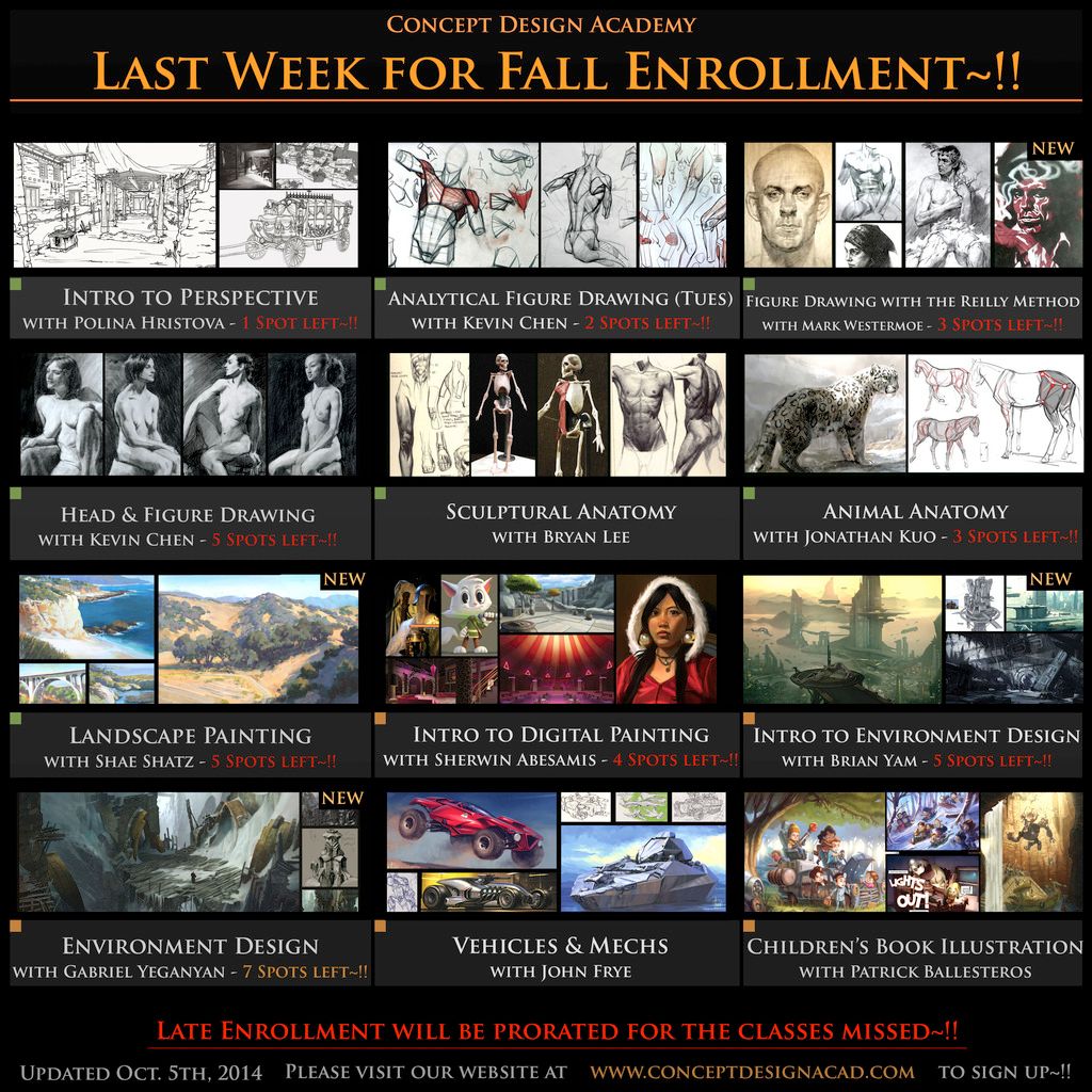Concept Design Academy Summer 2017 - Summer Semester Starts June 5th~!! Concept Design Academy Summer 2017 - Summer Semester Starts June 5th~!!