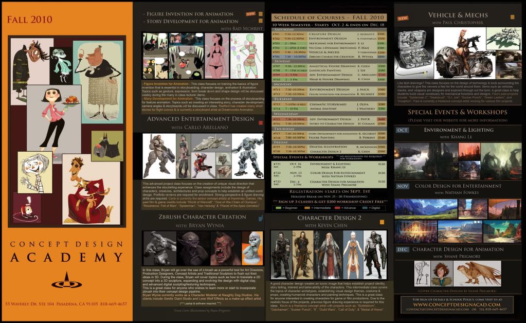 Concept Design Academy Summer 2017 - Summer Semester Starts June 5th~!! Concept Design Academy Summer 2017 - Summer Semester Starts June 5th~!!