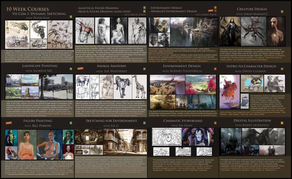 Concept Design Academy Summer 2017 - Summer Semester Starts June 5th~!! Concept Design Academy Summer 2017 - Summer Semester Starts June 5th~!!
