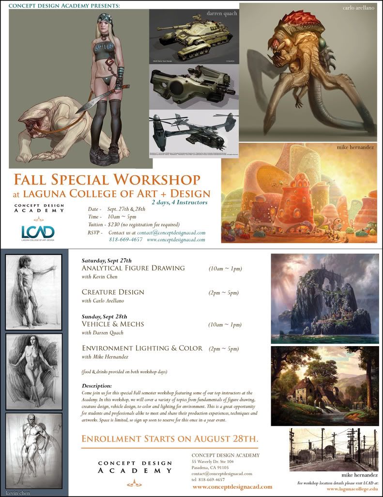 Concept Design Academy Summer 2017 - Summer Semester Starts June 5th~!! Concept Design Academy Summer 2017 - Summer Semester Starts June 5th~!!