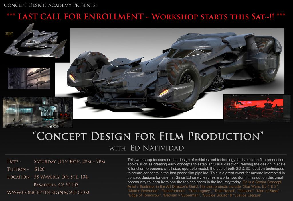 Concept Design Academy Summer 2017 - Summer Semester Starts June 5th~!! Concept Design Academy Summer 2017 - Summer Semester Starts June 5th~!!