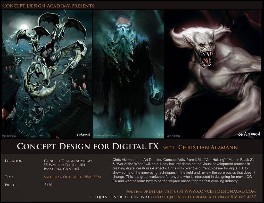Concept Design Academy Summer 2017 - Summer Semester Starts June 5th~!! Concept Design Academy Summer 2017 - Summer Semester Starts June 5th~!!