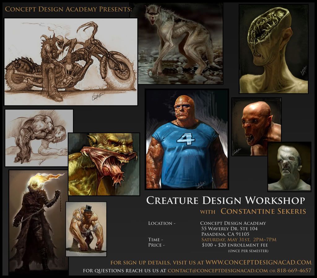 Concept Design Academy Summer 2017 - Summer Semester Starts June 5th~!! Concept Design Academy Summer 2017 - Summer Semester Starts June 5th~!!