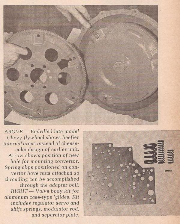 Cast iron powerglide, increasing stall? The H.A.M.B.