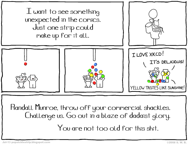 Labels: digg, multi-colored poo, reddit alien, xkcd