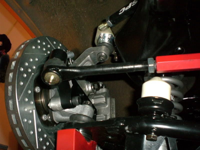 Inner Tie rod grease zerk hits Frame