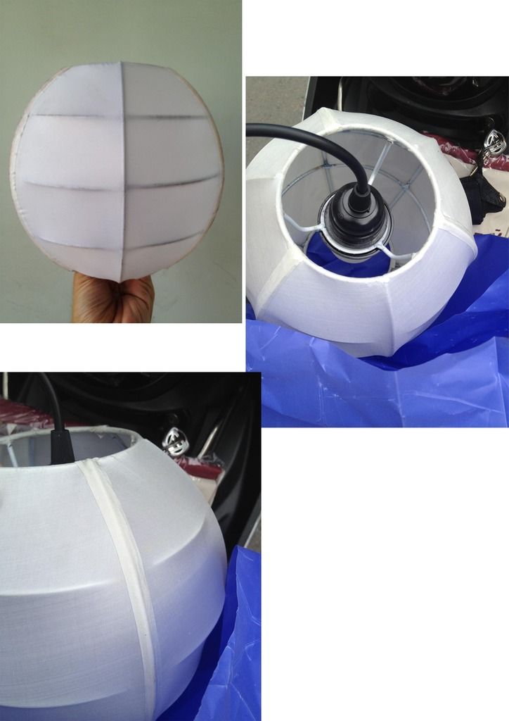 thanh lý đèn vải trang trí giá rẻ - 1