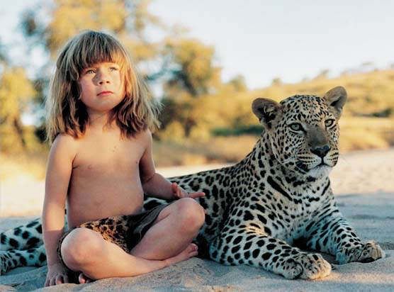 Девочка из Намибии - умеет говорить с дикими животными