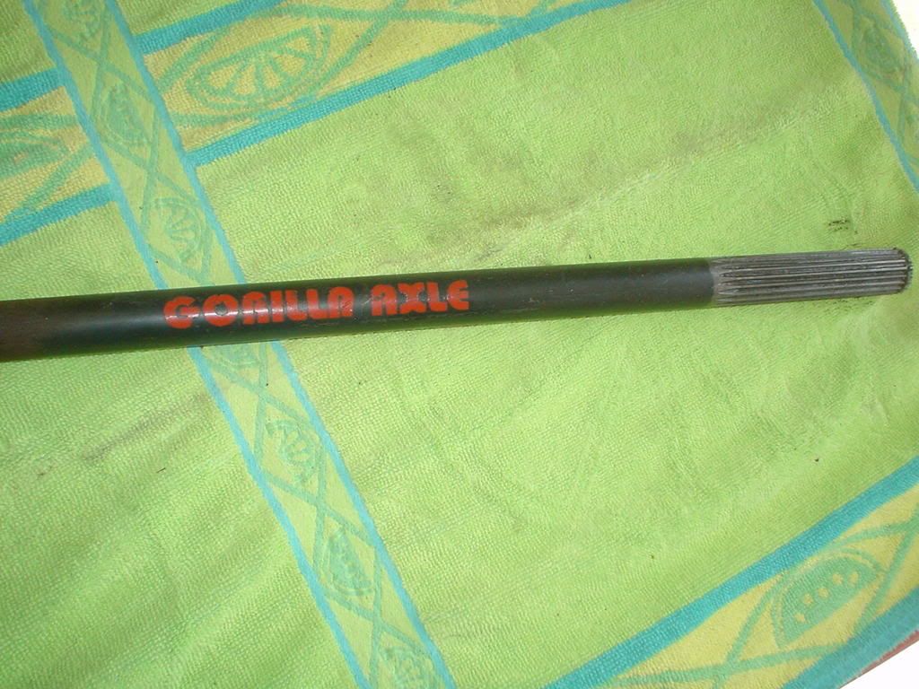 Gorilla axle help! Yamaha Rhino Forums RhinoTalk