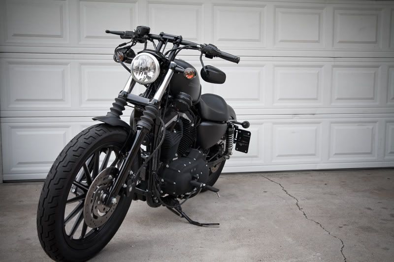 Risers+Harley+883+Iron Drag bars, cable lengths and choices - The Sportster and Buell ...