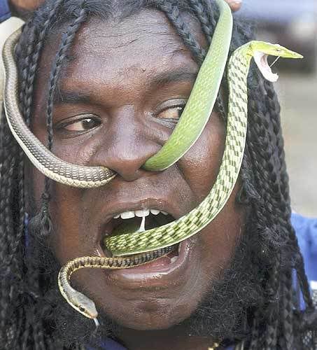 snake man