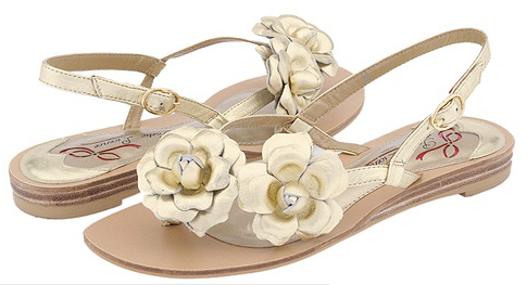 Beach wedding shoes bridal shoes with flower accessories