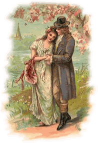 sweet victorian couple Pictures, Images and Photos
