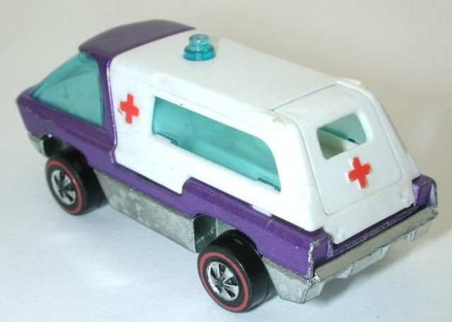 purple ambulance