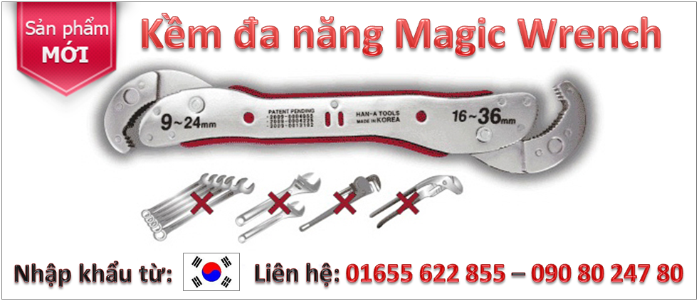 Cờ lê đa năng Magic Wrench ~ Thay thế cho toàn bộ cờ lê ~ sản phẩm của Hàn Quốc - 2