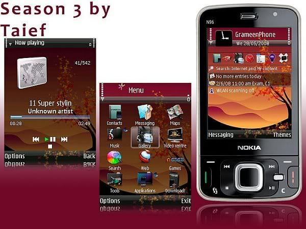 Seasons III Theme For Nokia N-Series by themer taief