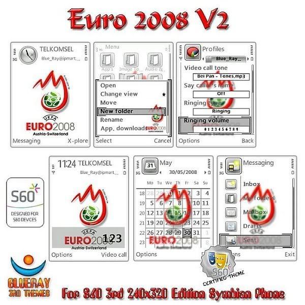 Euro 2008 V1 Themes  for Nokia N-Series by blueray 