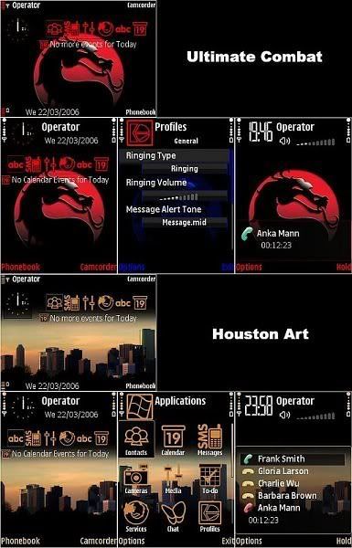 Ultimate Combact & Houston Art Theme For Nokia N Series by Supertonic