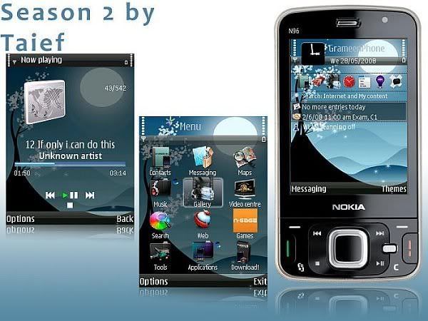 Seasons II Theme For Nokia N-Series by themer taief
