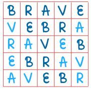 The Brave - Sudoku Style Puzzle