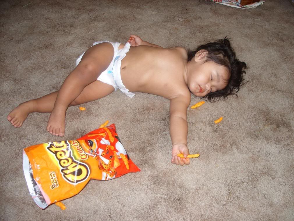 Cheetos won this round...lol Pictures, Images and Photos