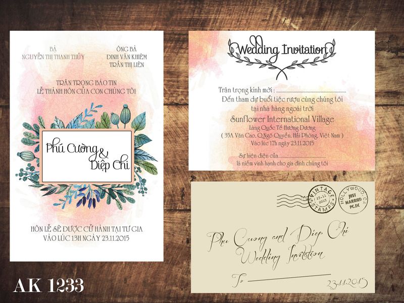 Thiệp cưới độc đáo thiết kế riêng - 8