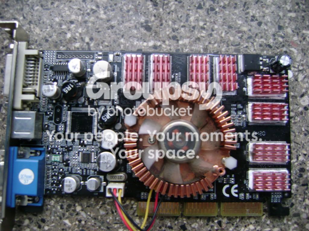 Geforce 550FX 128MB - Pionowe paski na ekranie poza BIOS i testami kolorów
