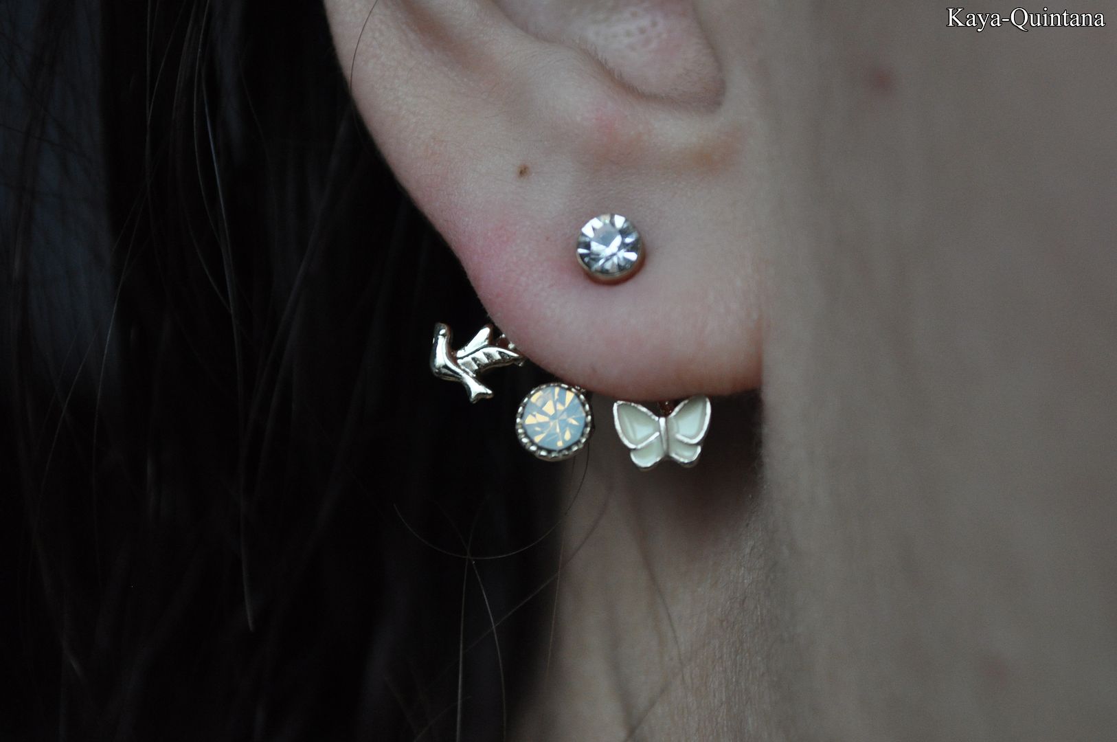 claw stud earrings