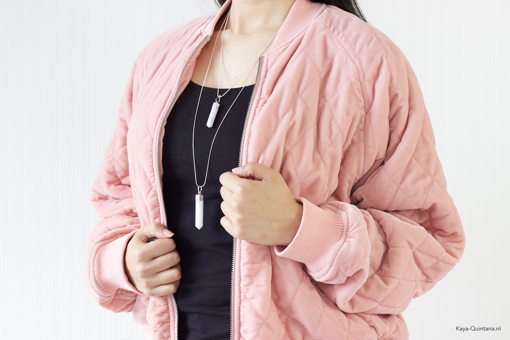 pink velvet bomber