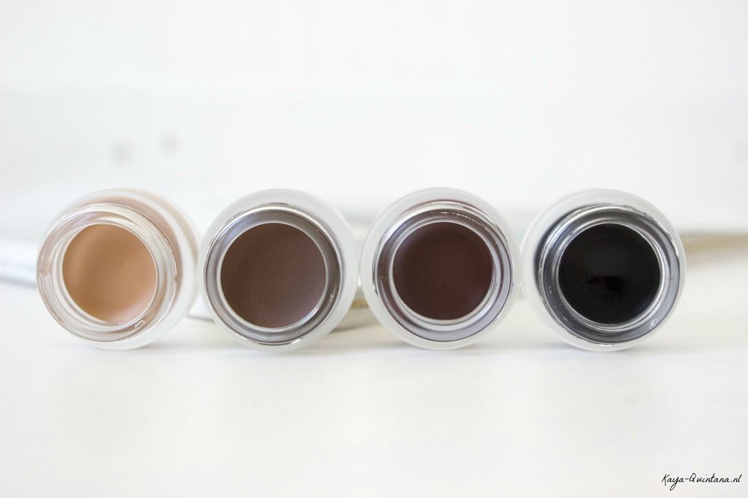 Christian Faye Eyebrow dip pomade swatches