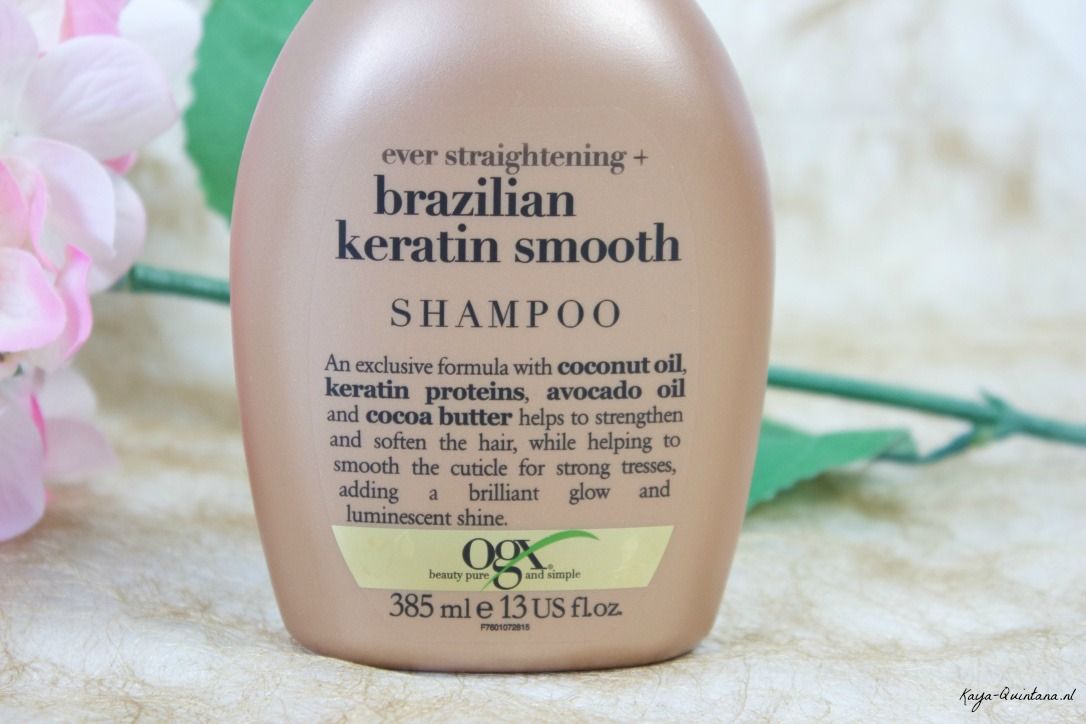 Organix Brazilian keratin therapy shampoo review