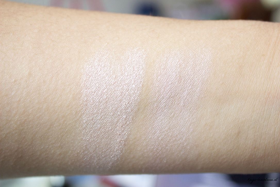 MUA Luxe Strobe and Glow highlight kit swatches